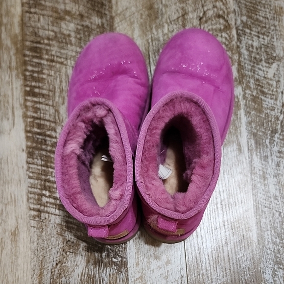 Pink UGG Shearling Boots - Picture 5 of 11